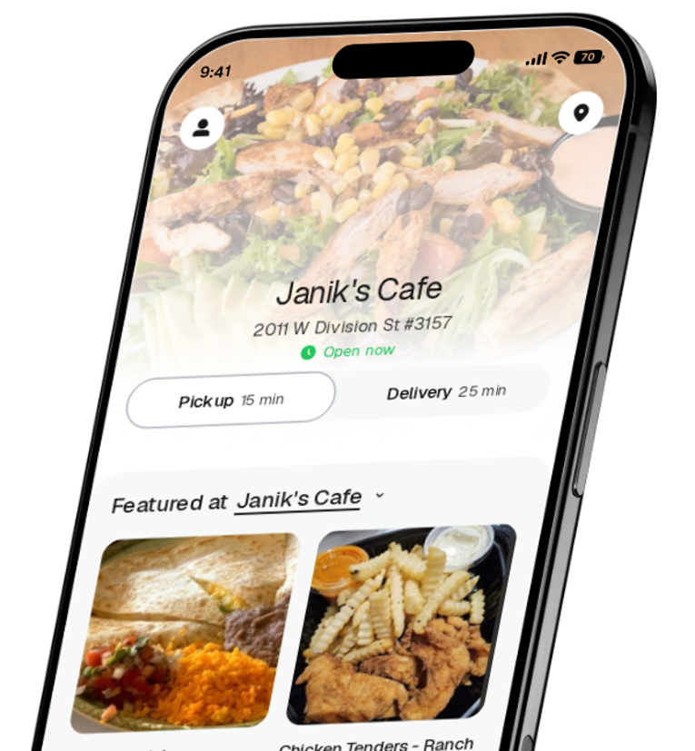 Janik's Cafe app preview
