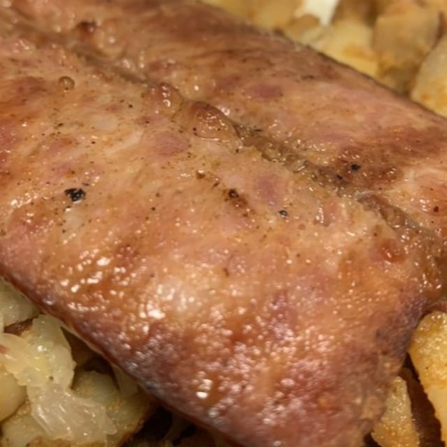 Polish Sausage Sandwich.