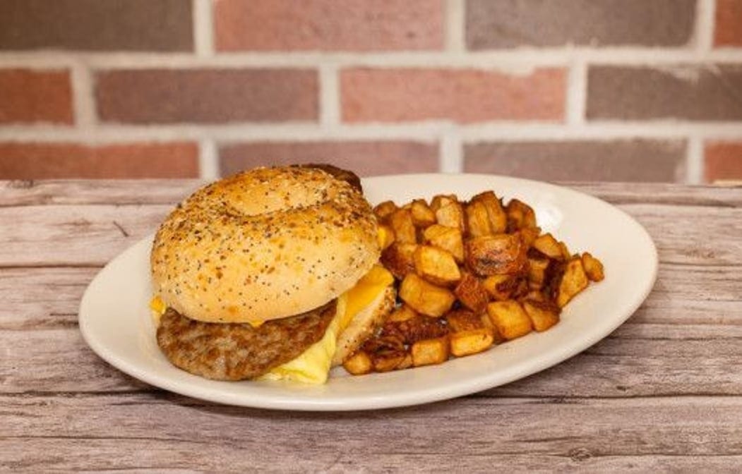 Two Eggs Sandwich with Side.