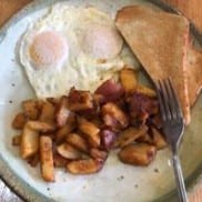 Kid's Two Eggs Platter.