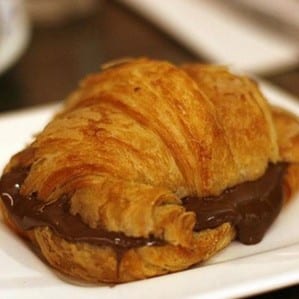 Nutella & Custard Croissant.