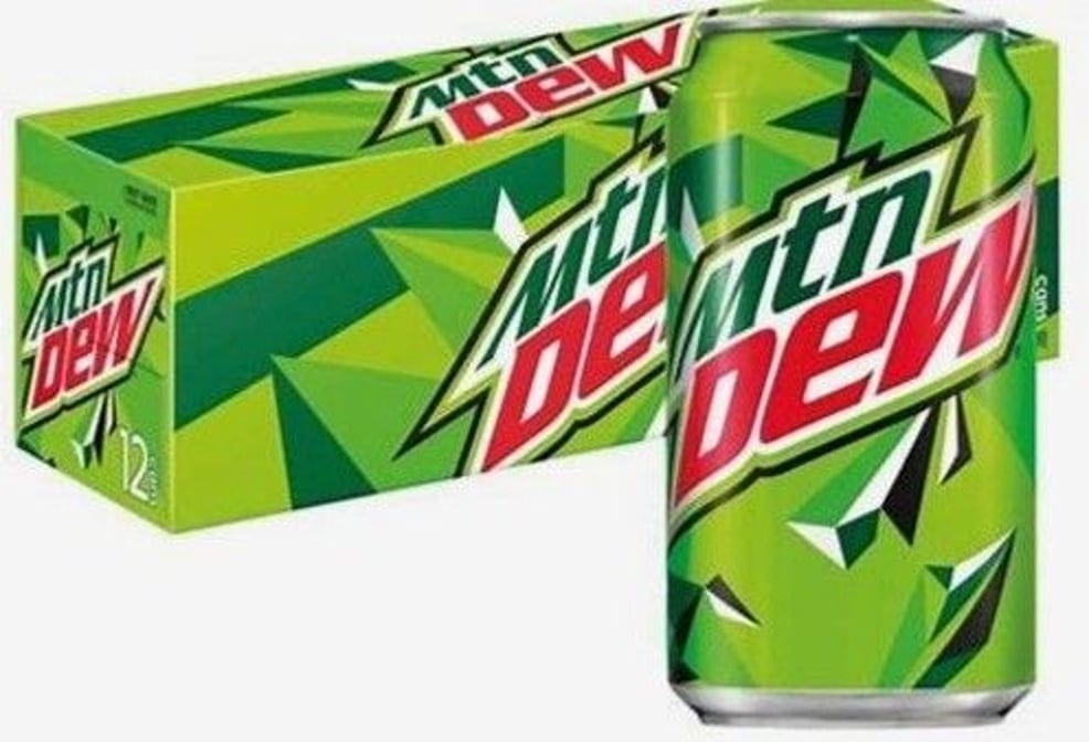 Mountain Dew In Can.
