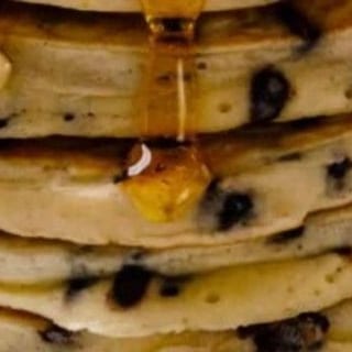 Three Chocolate Chip Pancakes