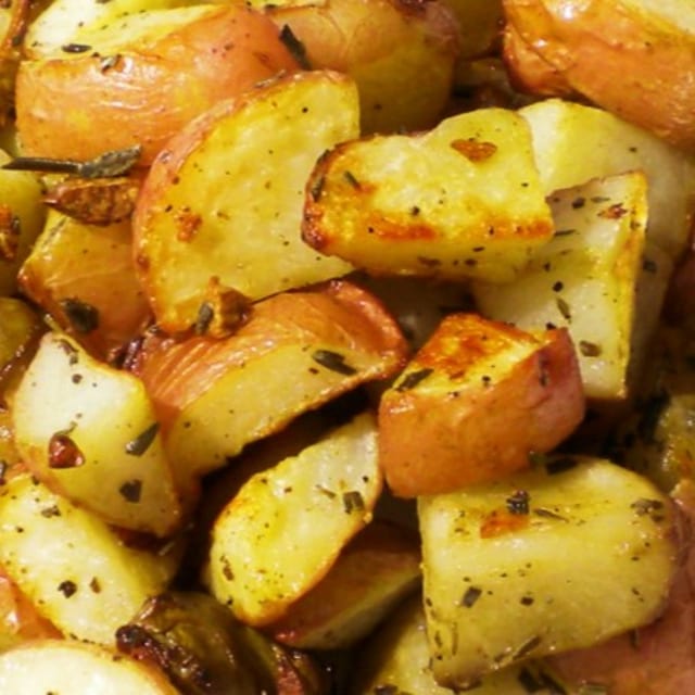 Tray of Potatoes.