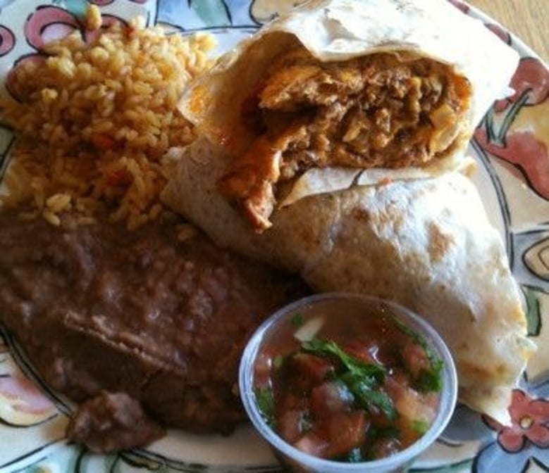 Chorizo & Egg Burrito.