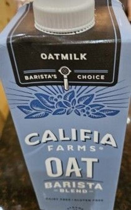 Oat Milk.