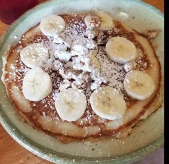 Three Walnut Pancakes.
