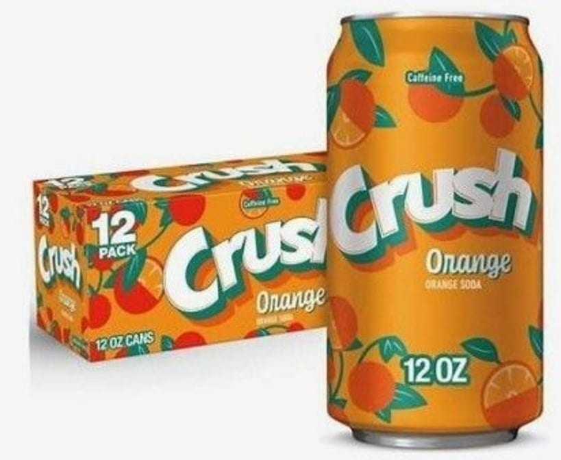 Orange Juice In Can.