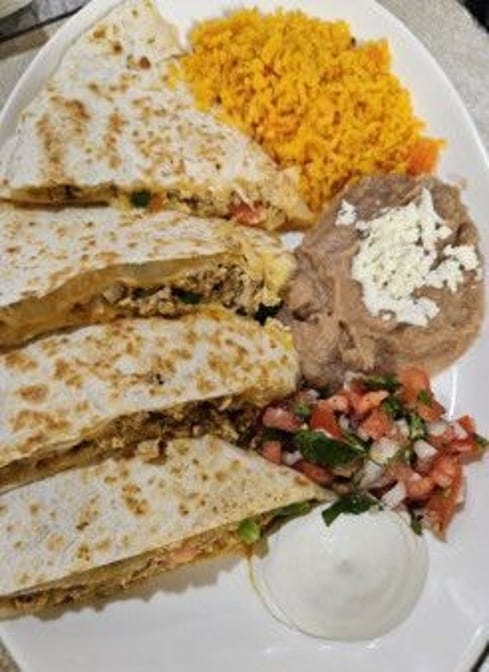 Chicken Quesadilla.