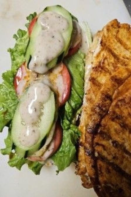 Chicken Caesar Sandwich.