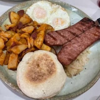 Two Eggs & Polish Sausage