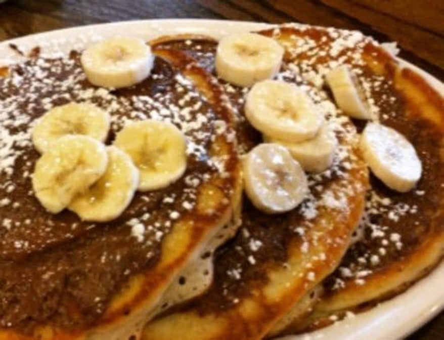 Three Banana Nutella Pancakes.