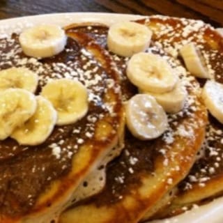 Three Banana Nutella Pancakes