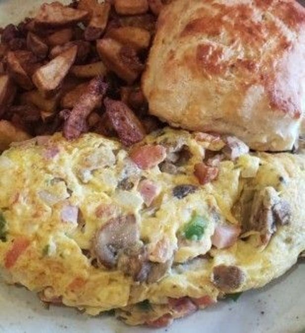 Meat Lovers Omelet.
