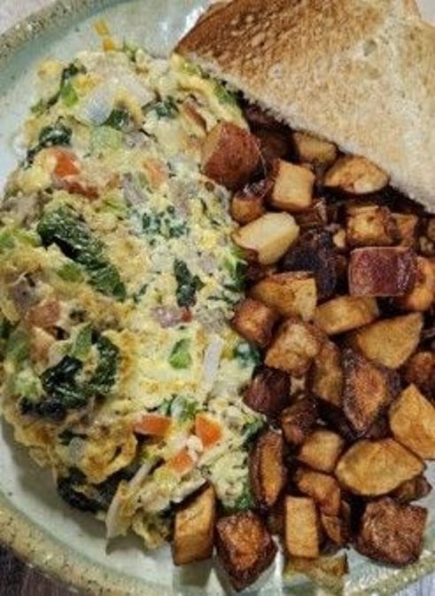 Veggie Omelet.