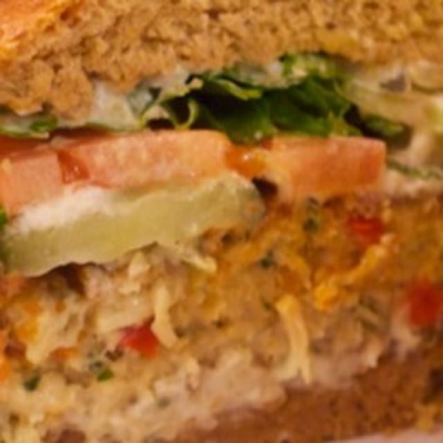 Crab Cake Sandwich.