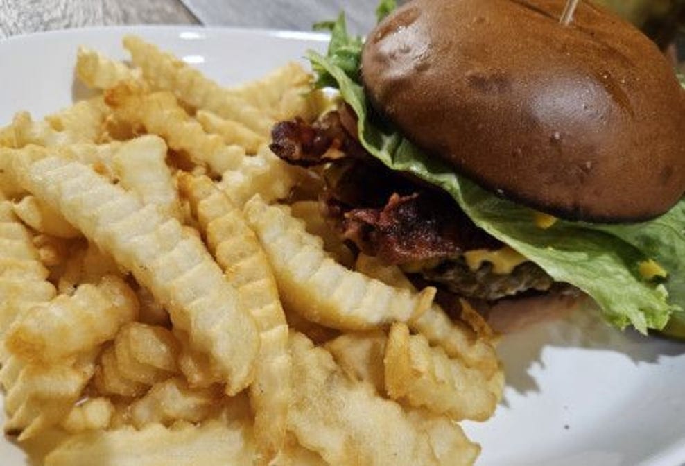 Bacon & Grilled Onions Burger.