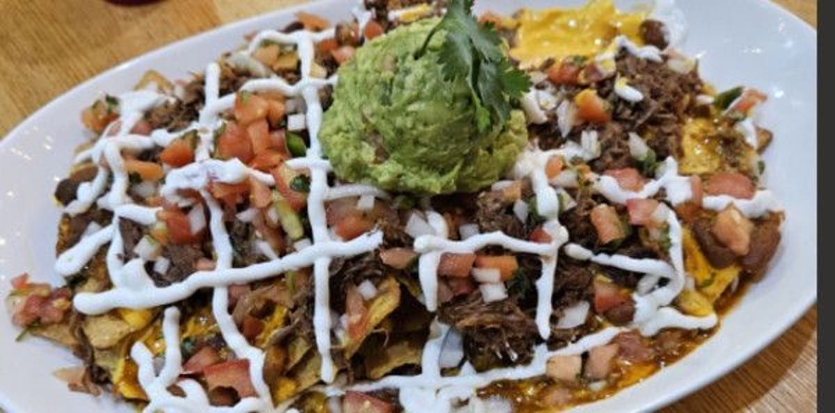 Chili Cheezy Nacho Beef Platter.