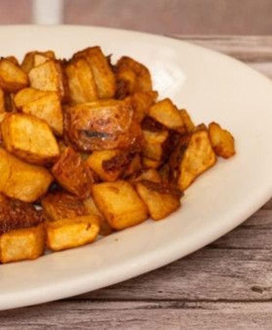 Crispy Potatoes.