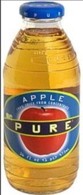 Bottled Apple Juice.