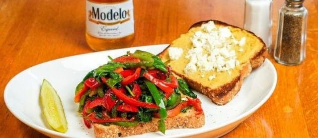 Roasted Veggie Sandwich.