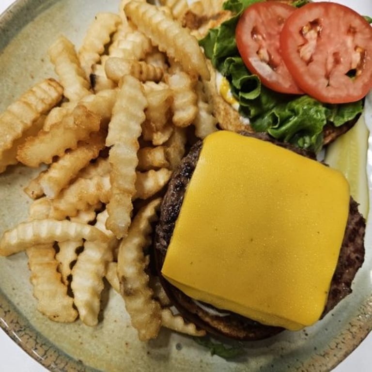 Indulge in Our Cheeseburger