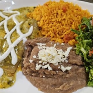 Enchiladas with Green Salsa