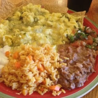 Chilaquiles with Green Salsa