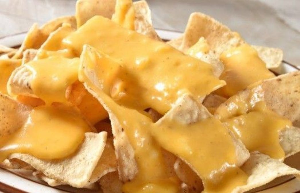 Cheesy Nachos.