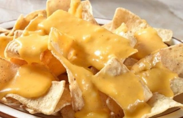 Cheesy Nachos.