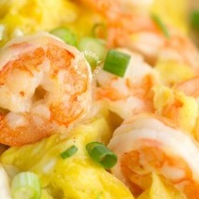 Shrimp Omelet.